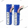 1S1P 18650 3.6V 2600mAh li-ion battery packs