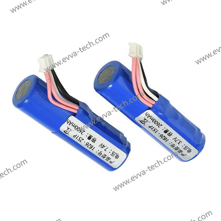 1S1P 18650 3.6V 2600mAh  lithium battery packs batteries 