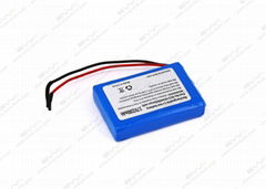 1S Battery Pack Prismatic 553450 1S2P 3.7V 2300mAh