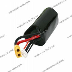 3s1p battery pack 26650 9.9v 2500mah for LED lightings