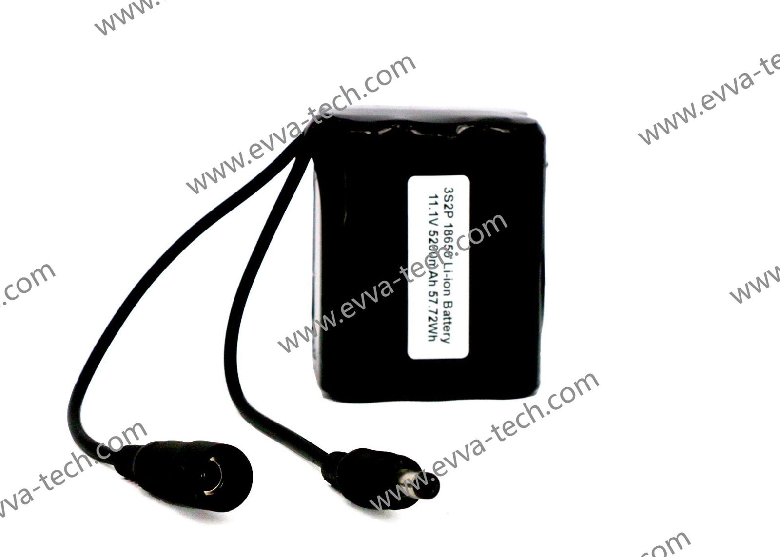 waterproof 18650 5200mAh 11.1v 3s2p battery pack