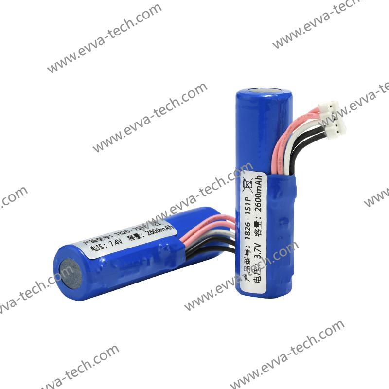 1S1P 18650 3.6V 2600mAh li-ion battery packs