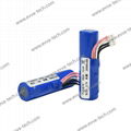 1S1P 18650 3.6V 2600mAh  lithium battery packs batteries 