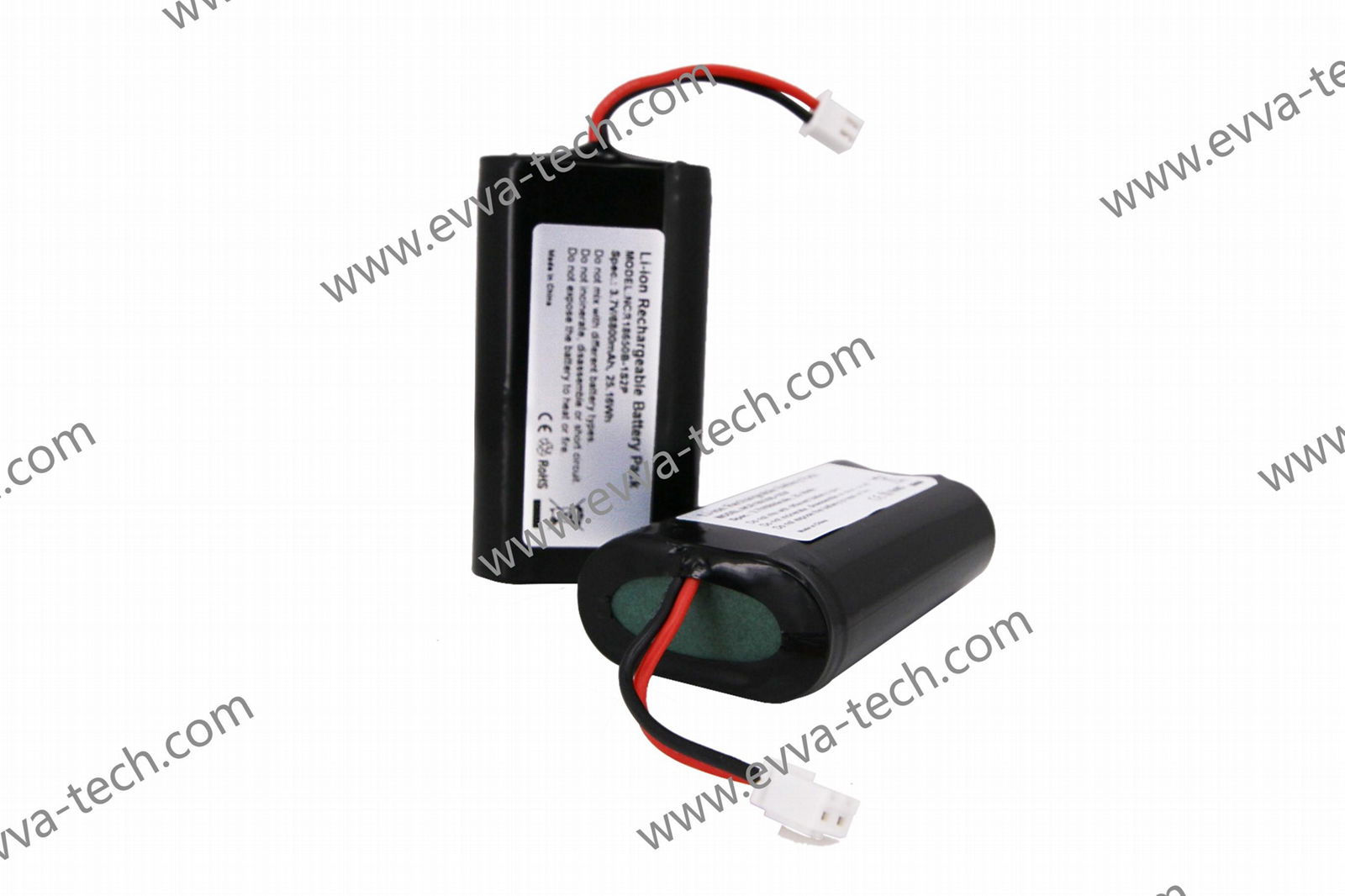 1S2P OEM 18650 21700 26650 3.7V LiFePO4 Lithium-Ion Battery with Heating Element