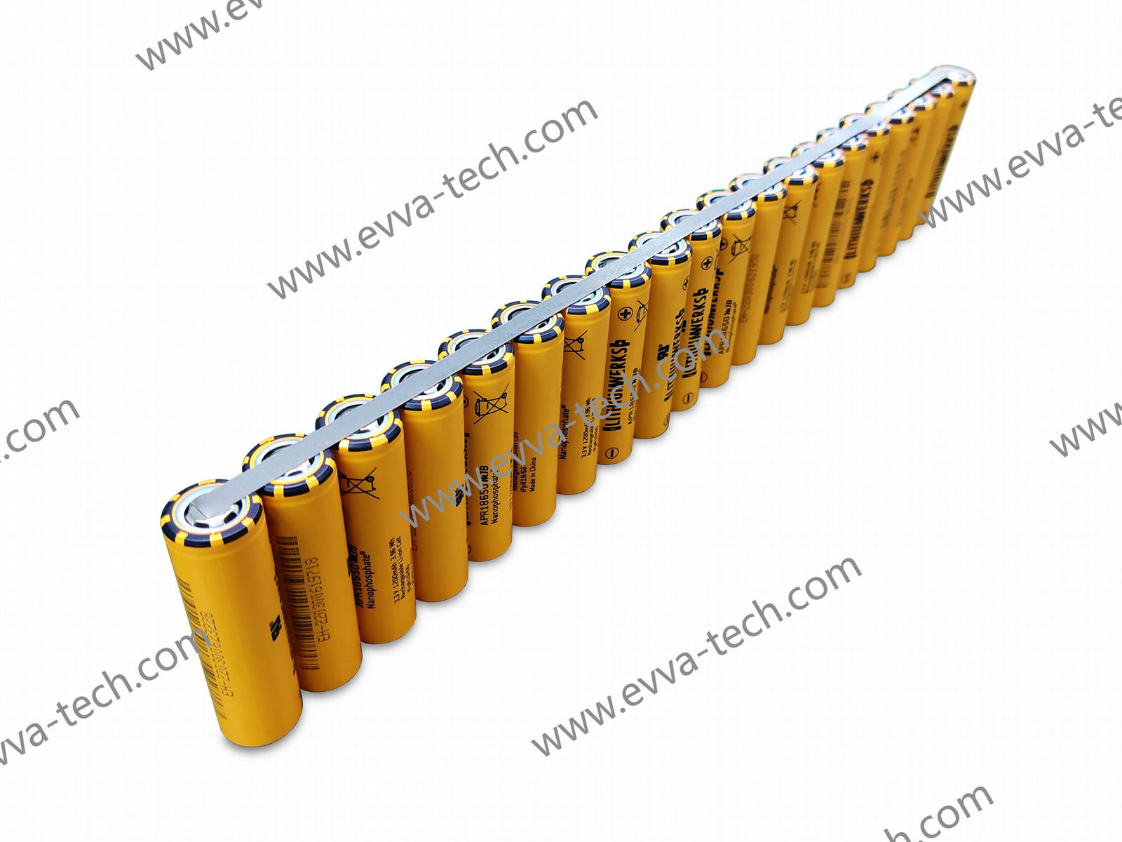 1S20P 24Ah 3.3v lifepo4 battery pack Lithium Werks APR18650MIB 