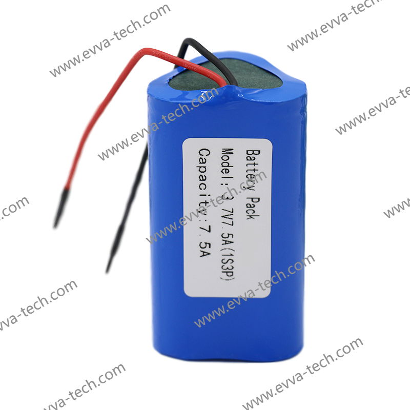 1S3P OEM 18650 21700 26650 3.7V LiFePO4 Lithium-Ion Battery 7500mAh 7800mAh 2