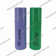Samsung inr 21700-50S green cells and purple cell