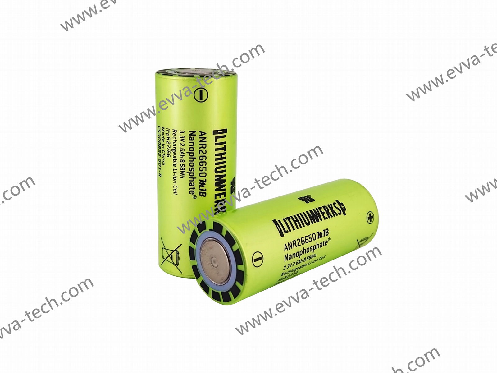 52A 120A Lithium Werks (A123) LIFEPO4 26650 Battery ANR26650M1B 3.3V 2600mAh