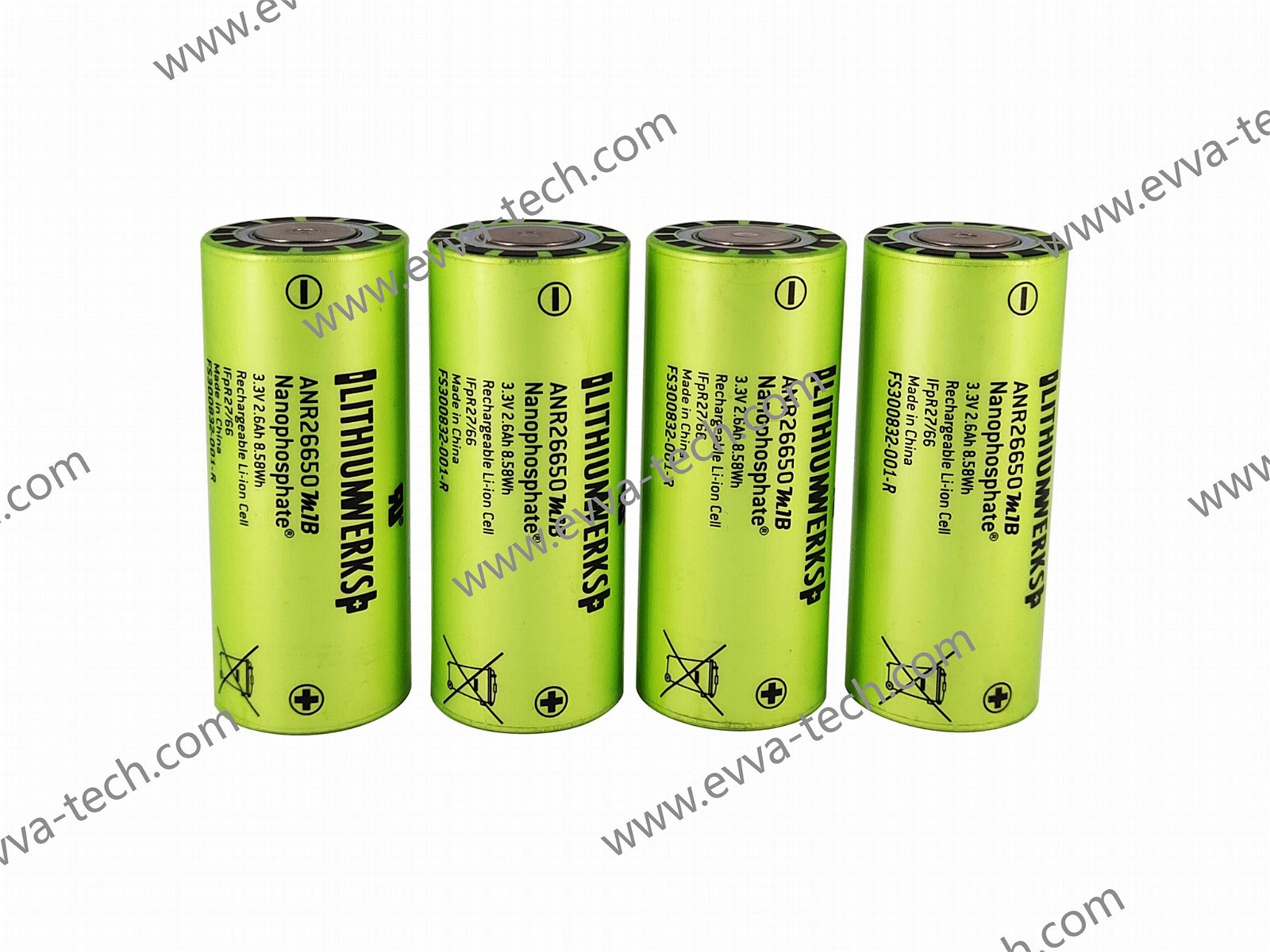 52A 120A Lithium Werks (A123) LIFEPO4 26650 Battery ANR26650M1B 3.3V 2600mAh 2