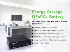 48V100Ah 200Ah energy storage lithium iron phosphate batteries Solar Power Wall