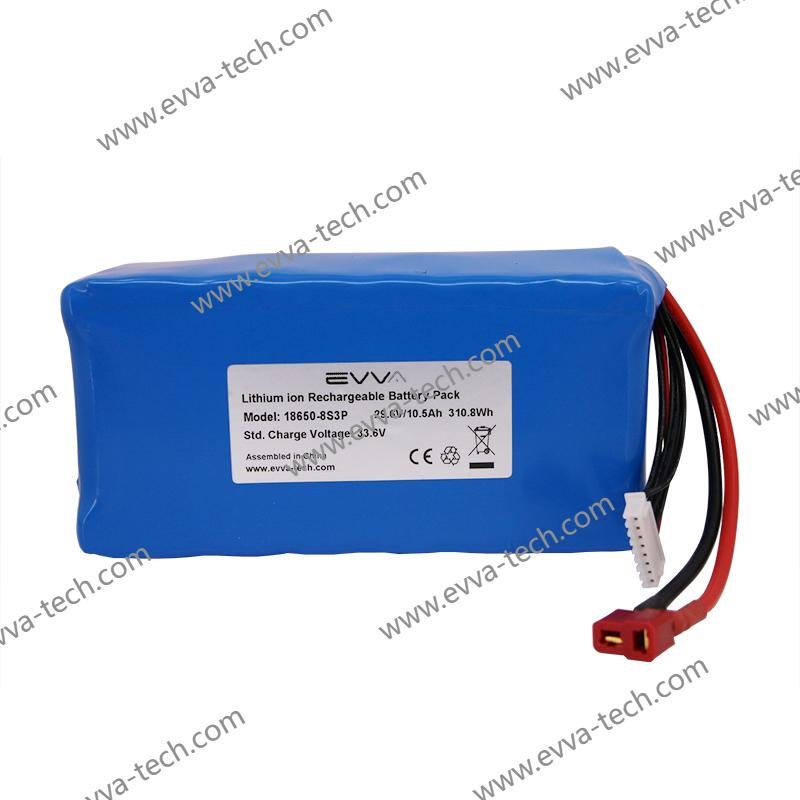 3S8P 18650 21700 103450 11.1V LiFePO4 Li-Ion OEM Battery pack for Dive light 2