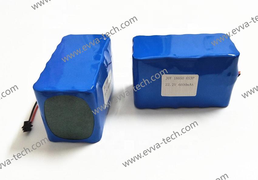 6S3P 18650 21700 103450 22.2V 19.8V LiFePO4 Li-Ion OEM Battery pack