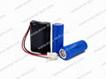 Emergency light 2S1P 18500 18650 21700 7.4V LiFePO4 Li-ion Battery Waterproof 