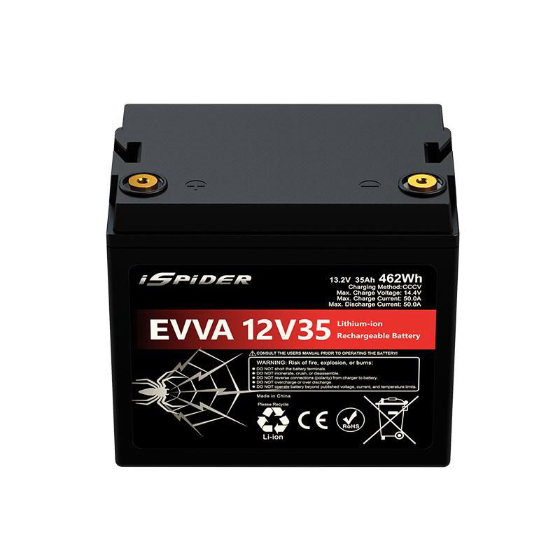 EVVA 12V LiFePo4 Battery Pack 5Ah 35Ah 12V Battery Module for UPS 5