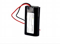 18650 2S1P 7.2V 3400mAh 7.4V Lithium ion Battery Pack with Wires