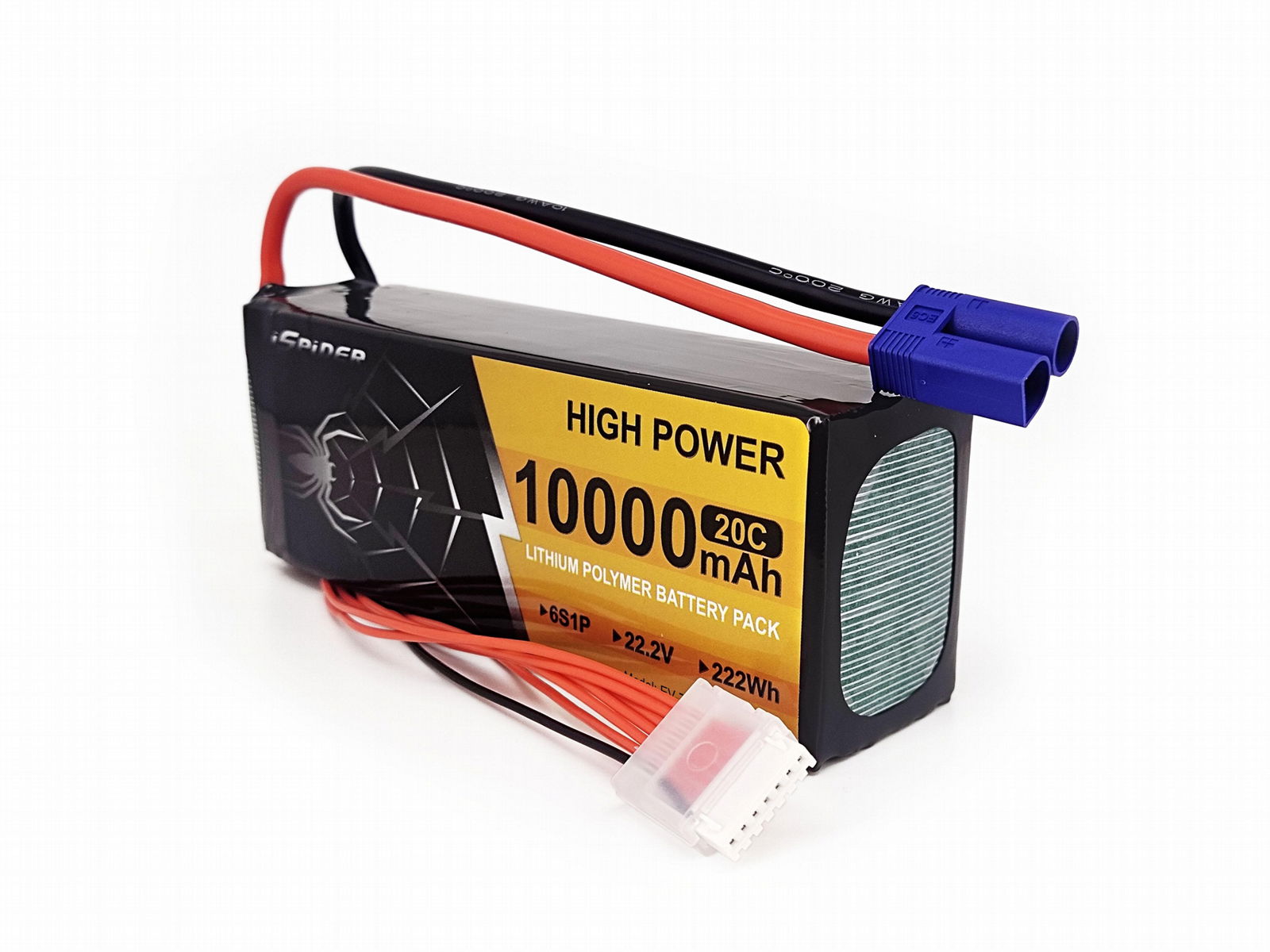 20C 10Ah 22.2V Li-polymer Ispider Battery pack for Drone UAV 4