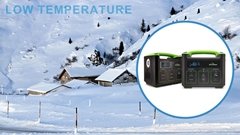 LOW temperature 600W Portable Power Station​ in Cold winter weather