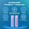 EVE INR21700-40P 4000mAh 50A lithium ion battery for UAV/Drone 2