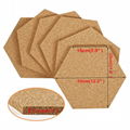 12Pcs Hexagon Cork Board 12" x 10.2"-1/2" Thick Wall Bulletin Boards decorative  4