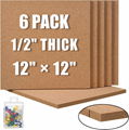 Eco friendly 6pcs Cork Board 12 x 12 x 0.5 inches Square Bulletin cork board 1