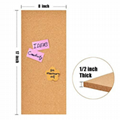 Printed Bulletin Board 1/2" Thick 17x8" Self-Adhesive Cork Boards 5
