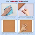 Eco friendly 1mm Thick Adhesive Cork Roll Liner for Bulletin Board Coasters Door 3