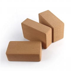 Hot Sale 469 Fine Cork Grains Printed Custom yoga block cork yoga brick