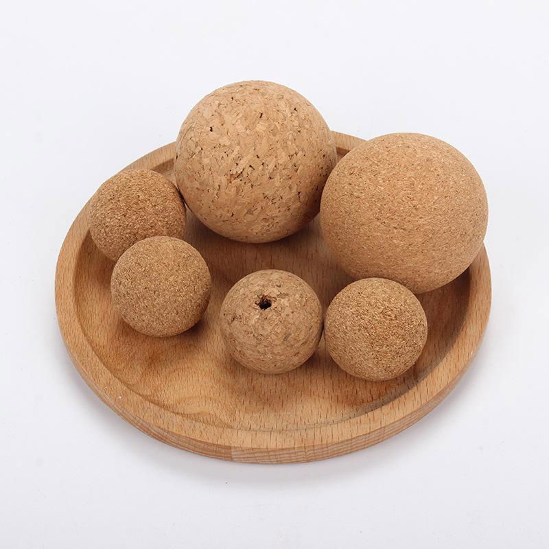 2 Pcs Wooden Wine Cork Ball Stopper Plugs for Wine Decanter Carafe Bottle Replac 2