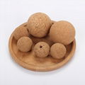 2 Pcs Wooden Wine Cork Ball Stopper Plugs for Wine Decanter Carafe Bottle Replac