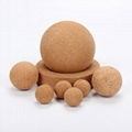 2 Pcs Wooden Wine Cork Ball Stopper Plugs for Wine Decanter Carafe Bottle Replac