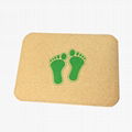 NU-SOURCE INC Cork Bath MAT 24In X 17.5In X 0.5In 60*45cm*12mm Natural Cork Thic