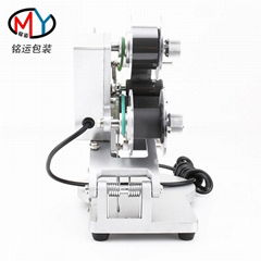 Hand pressure ribbon printer yard printing machine for plastic bag date code