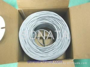 Communication cable copper utp cat5e lan cable utp 305m with CE&ROHS certified