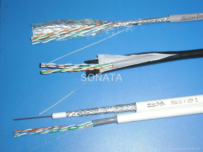 Composite Cables RG6 + UTP Cat 5e 2