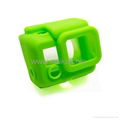 Silicone case for Gopro Hero 3, black, blue, green, red 3