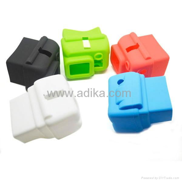 Silicone case for Gopro Hero 3, black, blue, green, red 4