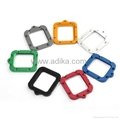 Aluminum lanyard ring mount for GoPro Hero 3, blue, green, red, orange, silver