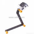 CNC aluminum arms and screw for Gopro HD Hero3 ( green screw ) 1