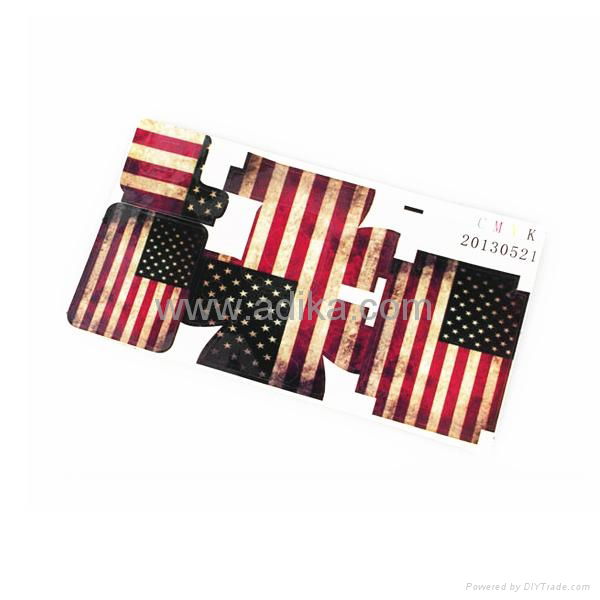 American flag case sticker for Gopro HD Hero 3 housing