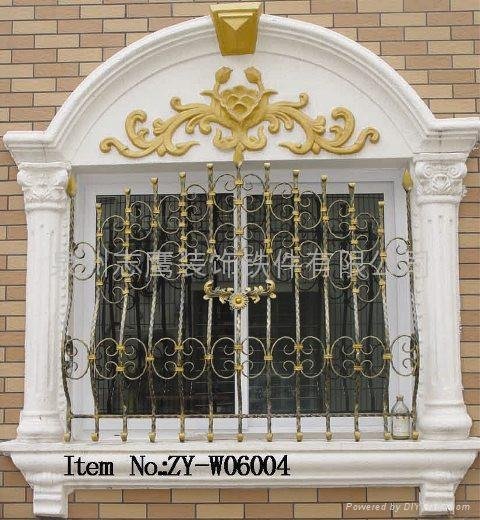 wrought iron window grill 2