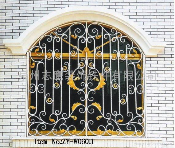 wrought iron window grill 3