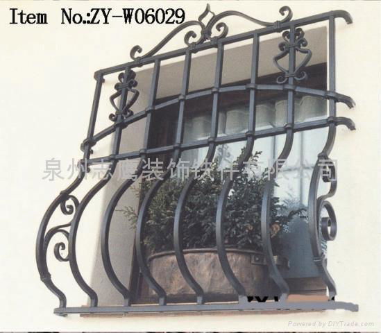 wrought iron window grill 5