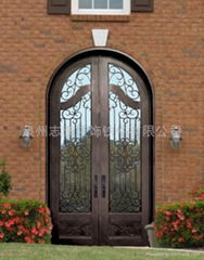 wrought iron door