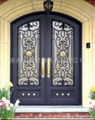 wrought iron door