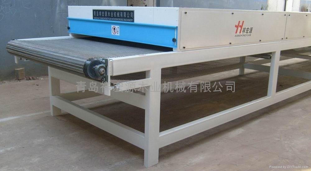 Flatting & heating conveyor