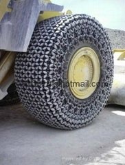 CAT990 tyre protection chains45/65R39