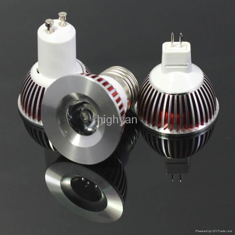 High Power 3W E27 MR16 GU10 Led Spotlight 3