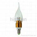 360 degree E14 3w led candle bulb 4