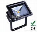 CE RoHS Approved IP65 waterproof 10W RGB led flood light