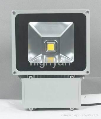 70~100W COB IP65 LED flood light 4